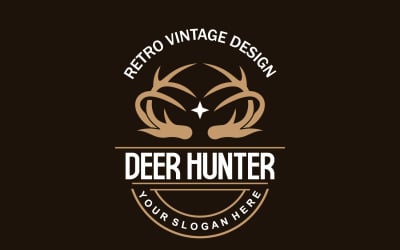 Deer Logo Deer Hunter Forest Animal V35
