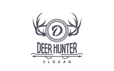 Deer Logo Deer Hunter Forest Animal V36