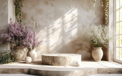 Podium för kosmetiska produkter Boho Style 152