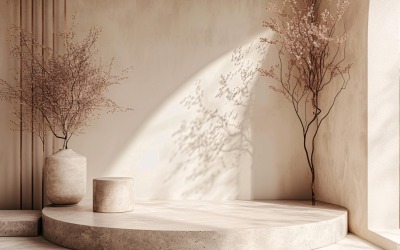 Podium för kosmetiska produkter Boho Style 177