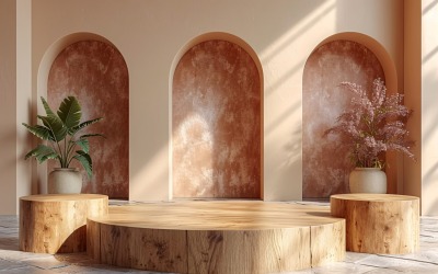 Podium för kosmetiska produkter Boho Style 224