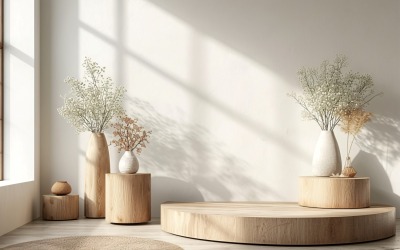 Podium för kosmetiska produkter Boho Style 254