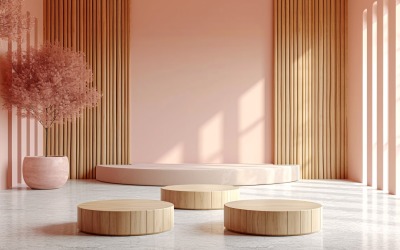 Podium för kosmetiska produkter Boho Style 268