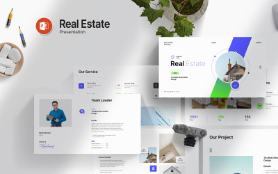 PowerPoint-sjabloon voor digitaal onroerend goed