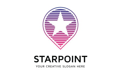 Star Point Logo Design Template