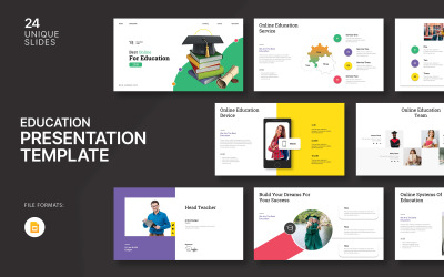 Meilleur modèle de diapositive Google pour l&amp;#39;éducation en ligne