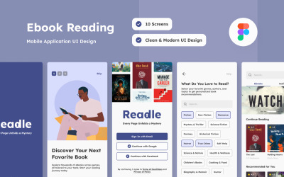 Readle – Application mobile de lecture de livres électroniques