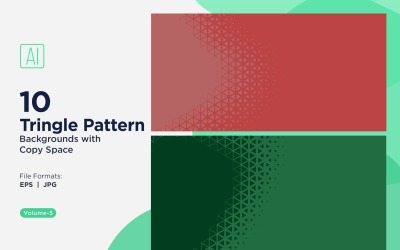 Dynamischer Dreiecksmuster-Hintergrund für kreative Projekte 05