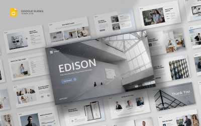 Edison – Pitch Deck-Vorlage für Google Slides