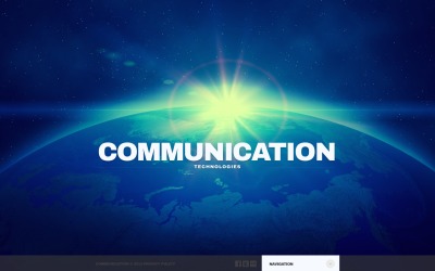 Šablona webových stránek pro komunikaci