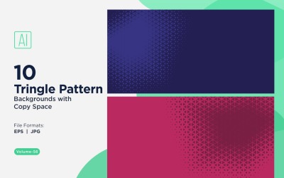Dynamic Triangles Pattern Background for Creative Projects 56