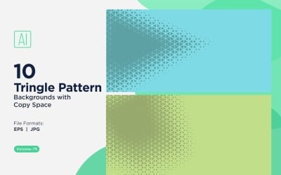 Dynamic Triangles Pattern Background for Creative Projects 75