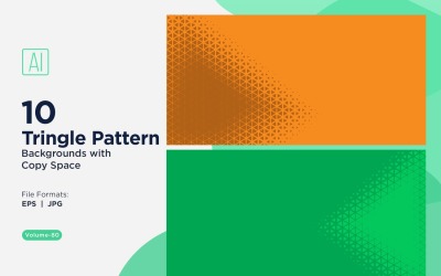 Dynamic Triangles Pattern Background for Creative Projects 80