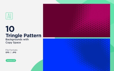 Dynamic Triangles Pattern Background for Creative Projects 81