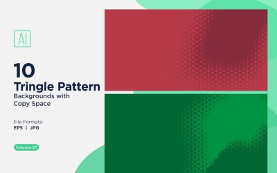 Sfondo con motivo triangoli dinamici per progetti creativi 27