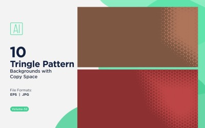 Sfondo con motivo triangoli dinamici per progetti creativi 52