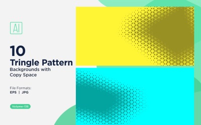 Dynamic Triangles Pattern Background for Creative Projects 136