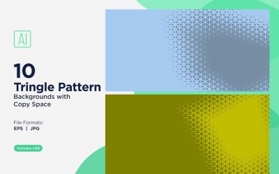 Dynamischer Dreiecksmuster-Hintergrund für kreative Projekte 146