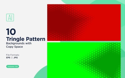 Fondo con patrón de triángulos dinámicos para proyectos creativos 142