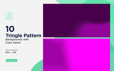 Fondo con patrón de triángulos dinámicos para proyectos creativos 150