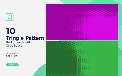 Fondo con patrón de triángulos dinámicos para proyectos creativos 157