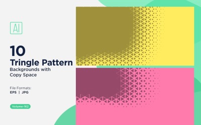 Fondo con patrón de triángulos dinámicos para proyectos creativos 162