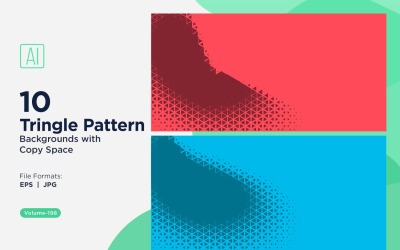 Motif de triangles dynamiques pour projets créatifs 198
