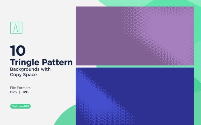 Sfondo con motivo triangoli dinamici per progetti creativi 109