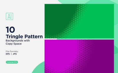 Dynamic Triangles Pattern Background for Creative Projects 175