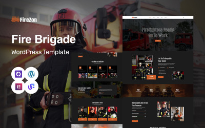 Fire Zon - Thème WordPress Elementor pour le service d&amp;#39;incendie et la sécurité