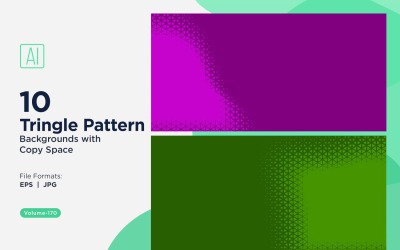 Fondo con patrón de triángulos dinámicos para proyectos creativos 170