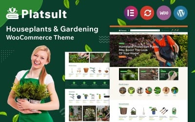 Platsult - Krajinářství, zahradnictví a květiny téma WooCommerce