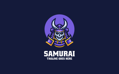Samurai Skull E-Sport e Sport Logo 1