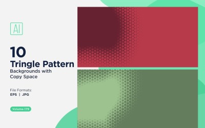 Sfondo con motivo triangoli dinamici per progetti creativi 179