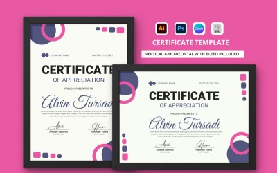 Certificate of Appreciation Template V21