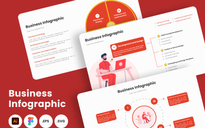 Modèle d&amp;#39;infographie d&amp;#39;entreprise V22