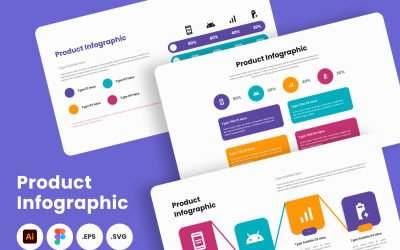 Modèle d&amp;#39;infographie de produit V4