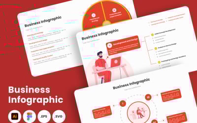 Modelo de Infográfico de Negócios V22