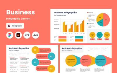 Plantilla de infografía empresarial V8