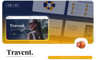 Travent – Modèle PowerPoint de voyage