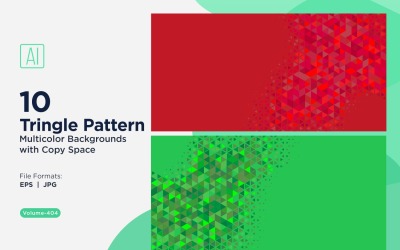 Sfondo con motivo triangolare vibrante in più colori e dimensioni 194