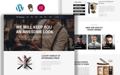 Rockstars - Luksusowy Salon i Barbershop WordPress Theme