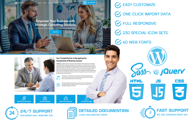 Advisora - Consulting WordPress Theme