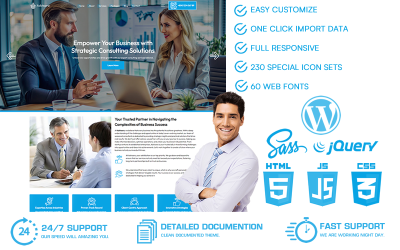 Advisora - Tema de WordPress para consultoría