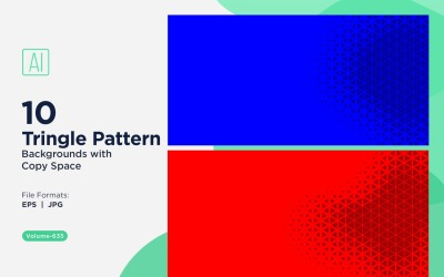 Sfondo con motivo triangoli dinamici per progetti creativi 635