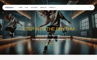 TishDance - Dansstudio WordPress-tema