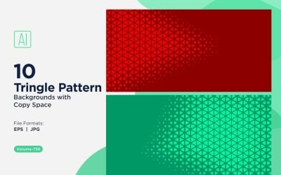 Dynamic Triangles Pattern Background for Creative Projects 756