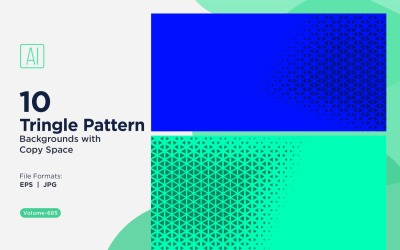 Sfondo con motivo triangoli dinamici per progetti creativi 685