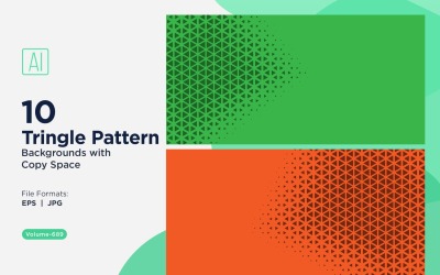 Sfondo con motivo triangoli dinamici per progetti creativi 689