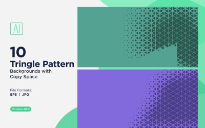 Sfondo con motivo triangoli dinamici per progetti creativi 820